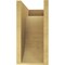 Ekena Millwork 7"W x 14"D x 14"H Classic Del Monte Rough Cedar Woodgrain TimberThane Corbel, Primed Tan CORUR07X14X14DELRCPR - alternate 2